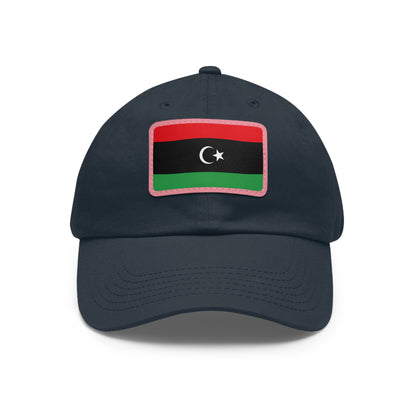 Libya Leather Patch Hat