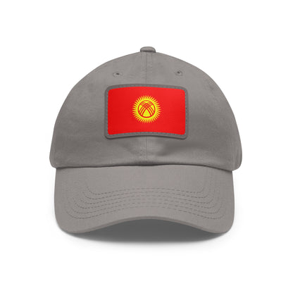 Kyrgyzstan Leather Patch Hat