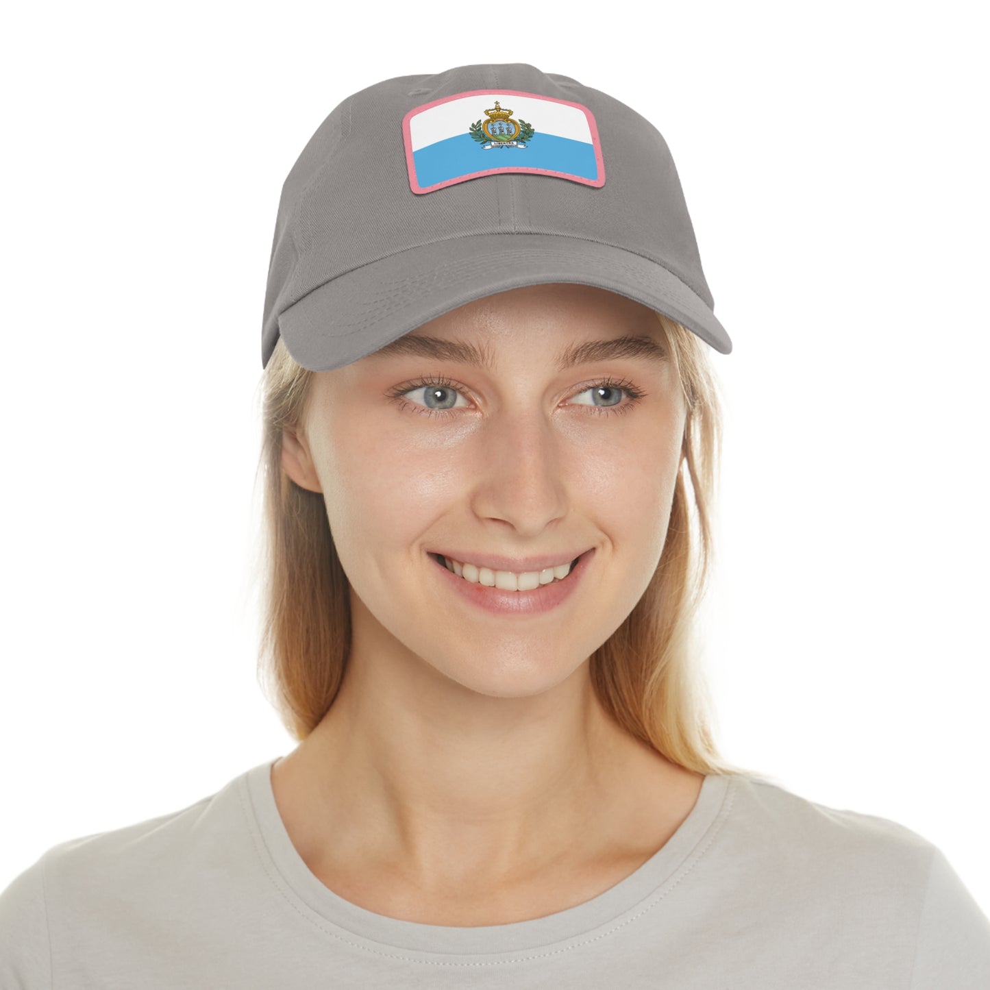 San Marino Leather Patch Hat