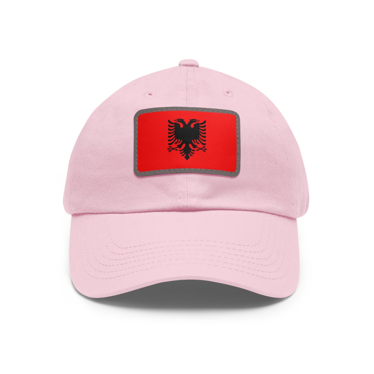 Albania Leather Patch Hat