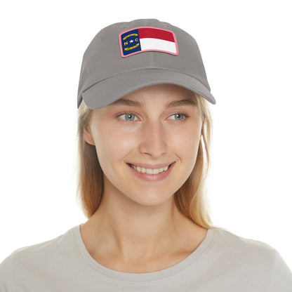 North Carolina Leather Patch Hat