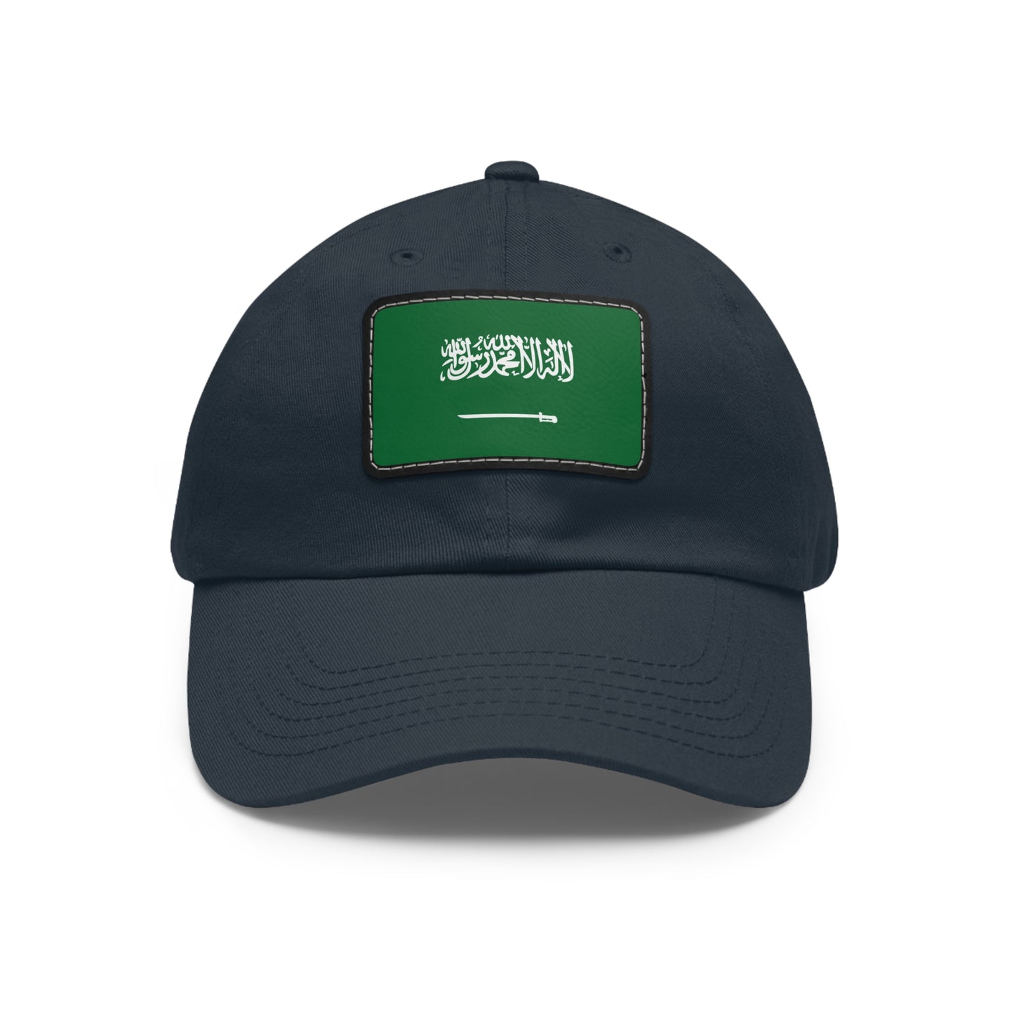 Saudi Arabia Leather Patch Hat