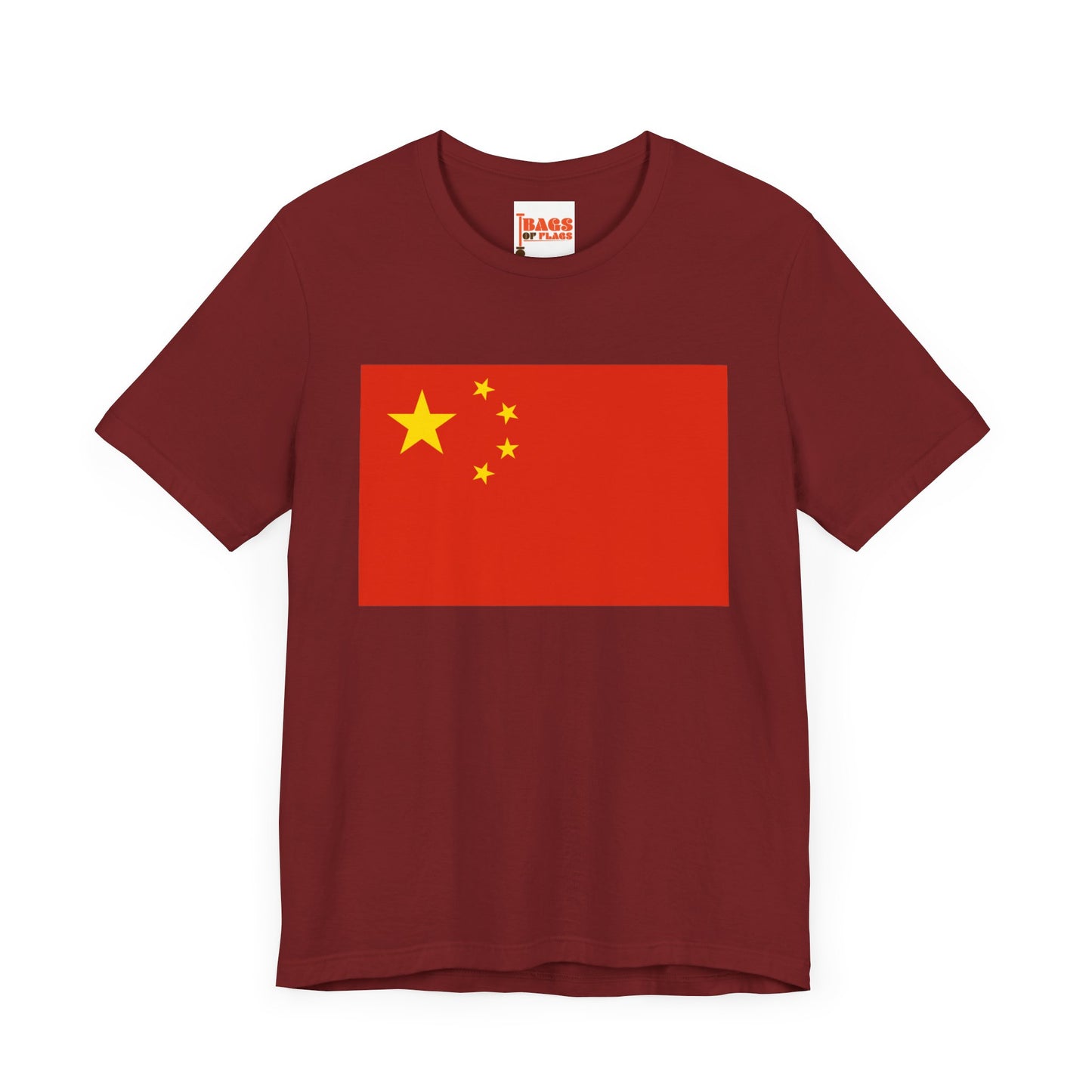 China Flag on T-shirt