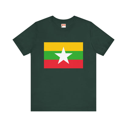 Myanmar Flag on T-shirt