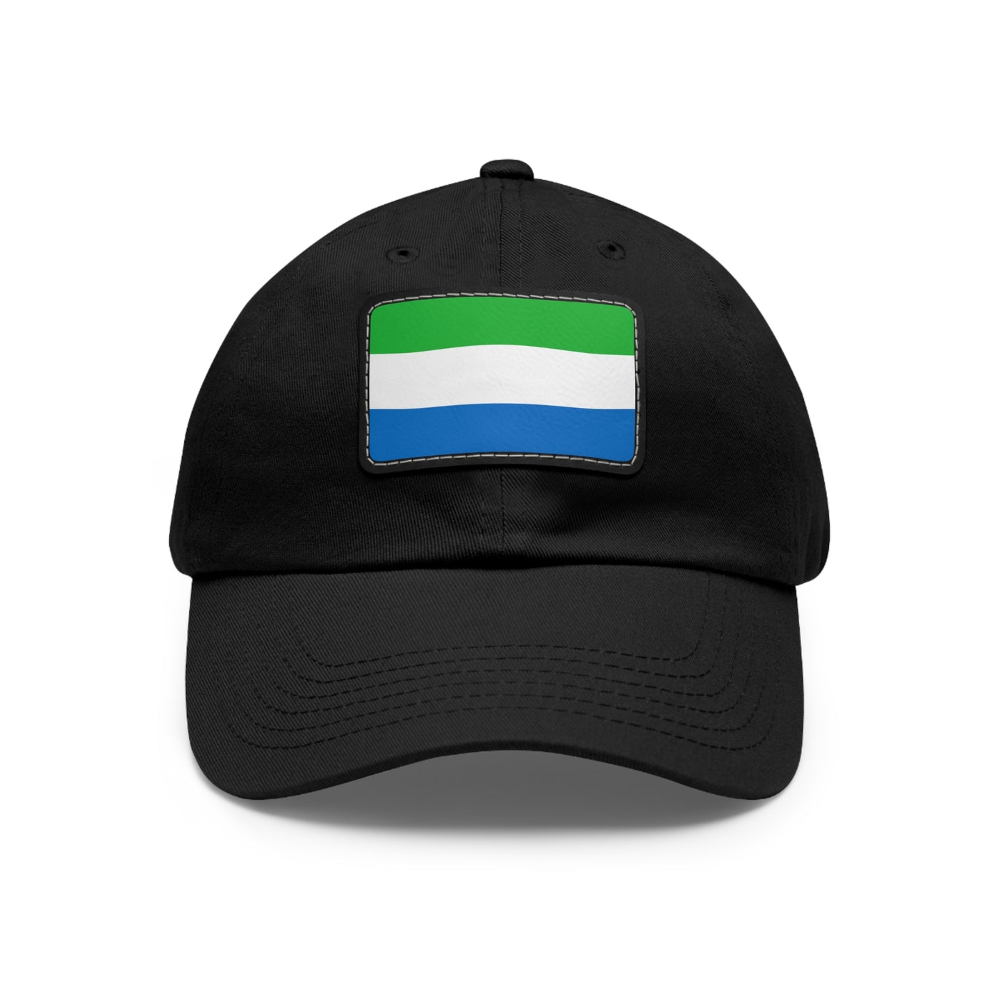 Sierra Leone Leather Patch Hat