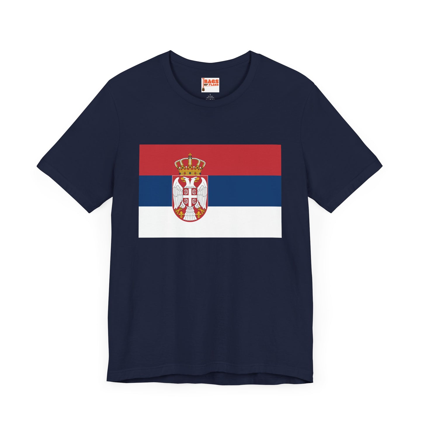 Serbia Flag on T-shirt