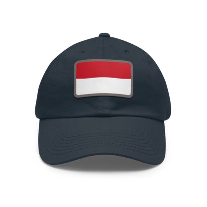Monaco Leather Patch Hat