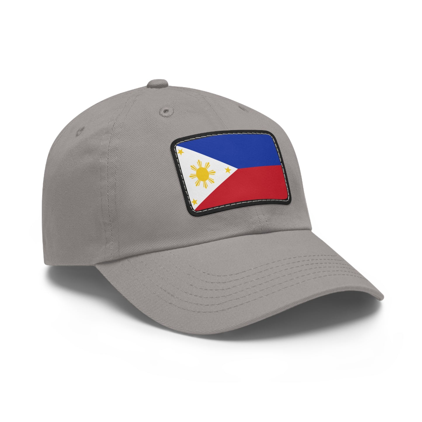 Philippines Leather Patch Hat
