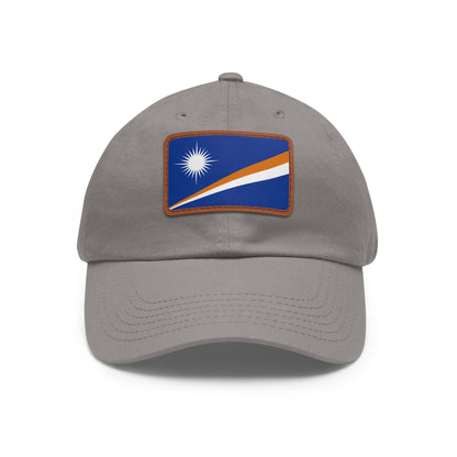 Marshall Islands Leather Patch Hat