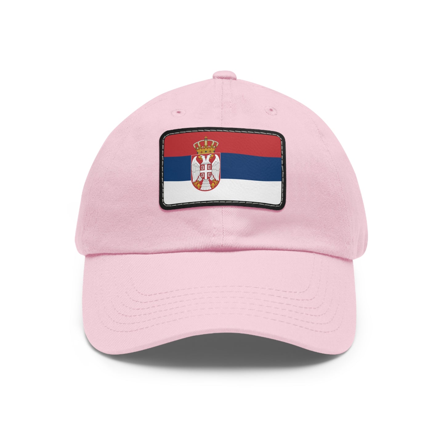 Serbia Leather Patch Hat