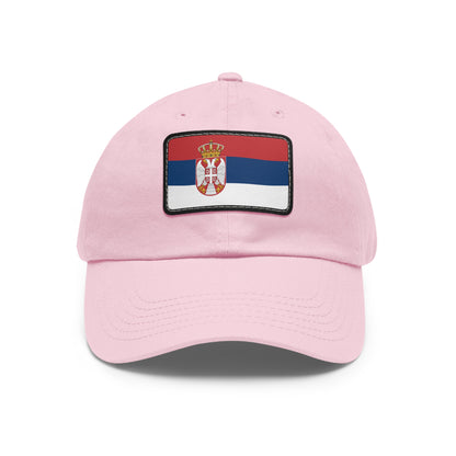 Serbia Leather Patch Hat
