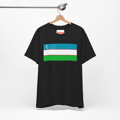 Uzbekistan Flag on T-shirt