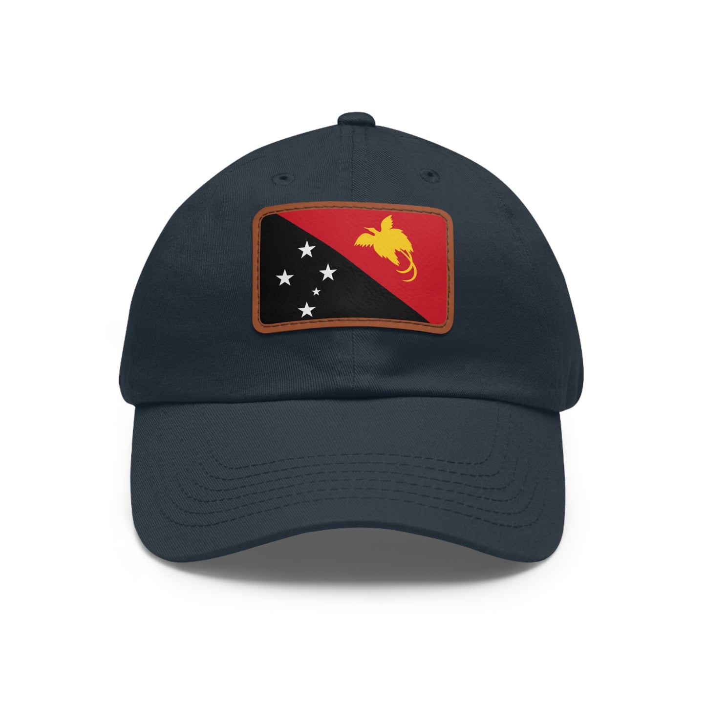 Papua New Guinea Leather Patch Hat
