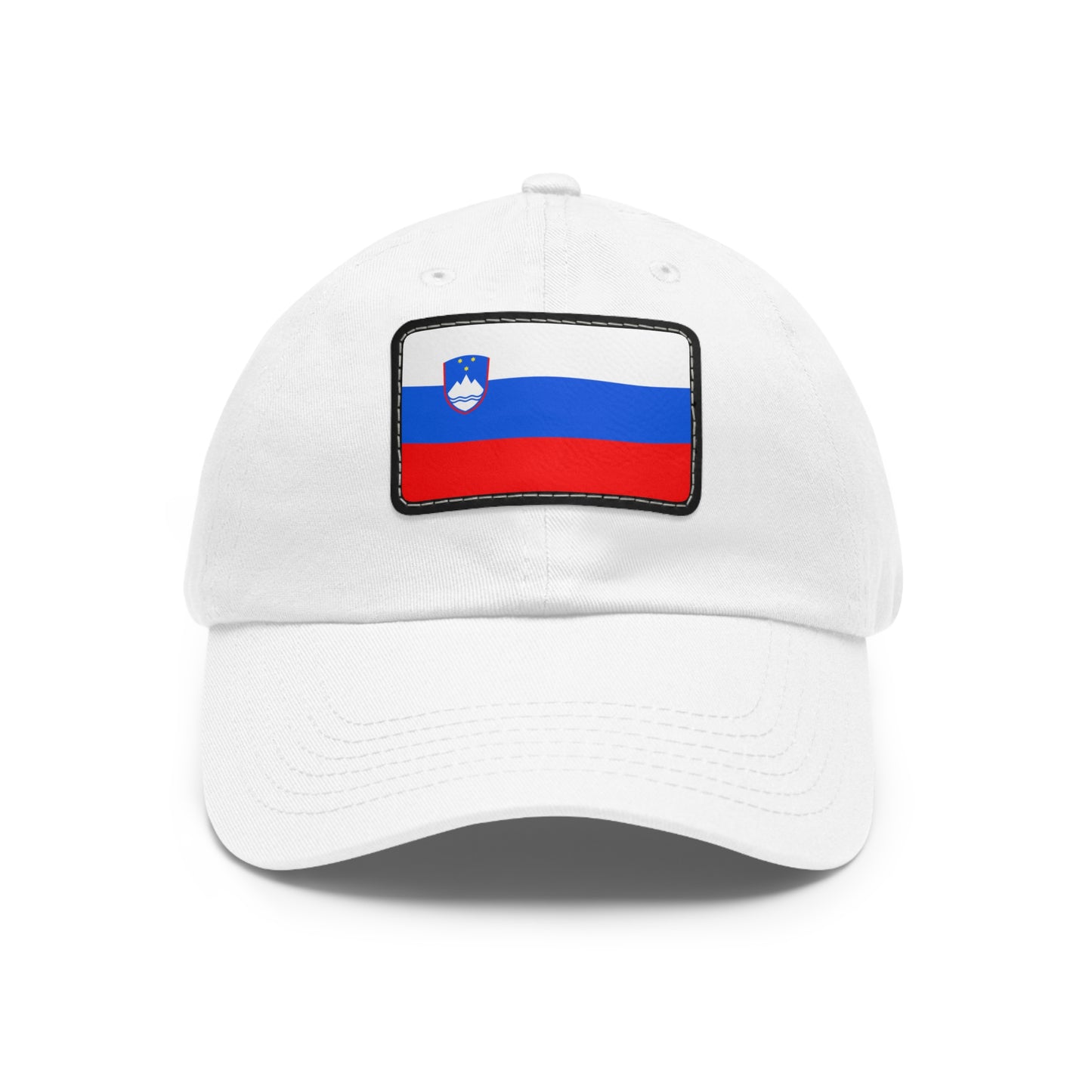 Slovenia Leather Patch Hat