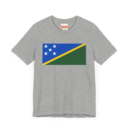 Solomon Islands Flag on T-shirt