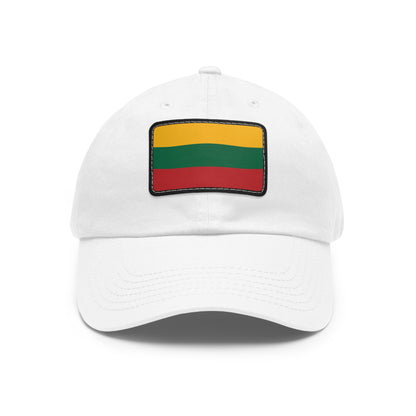 Lithuania Leather Patch Hat