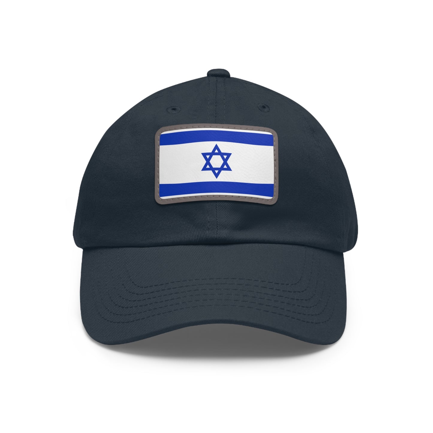 Israel Leather Patch Hat