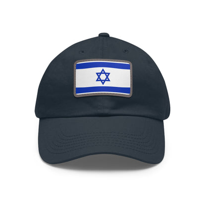 Israel Leather Patch Hat