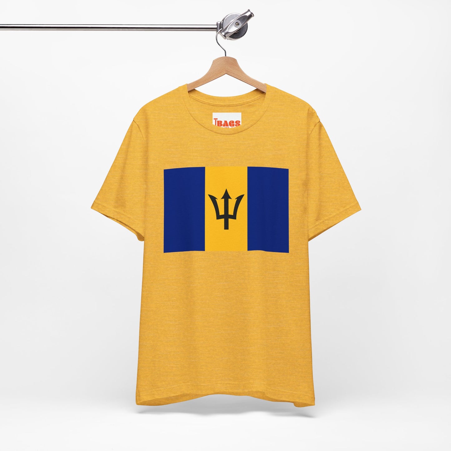 Barbados Flag on T-shirt