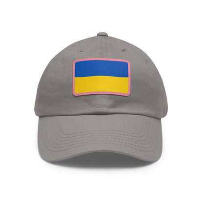 Ukraine Leather Patch Hat