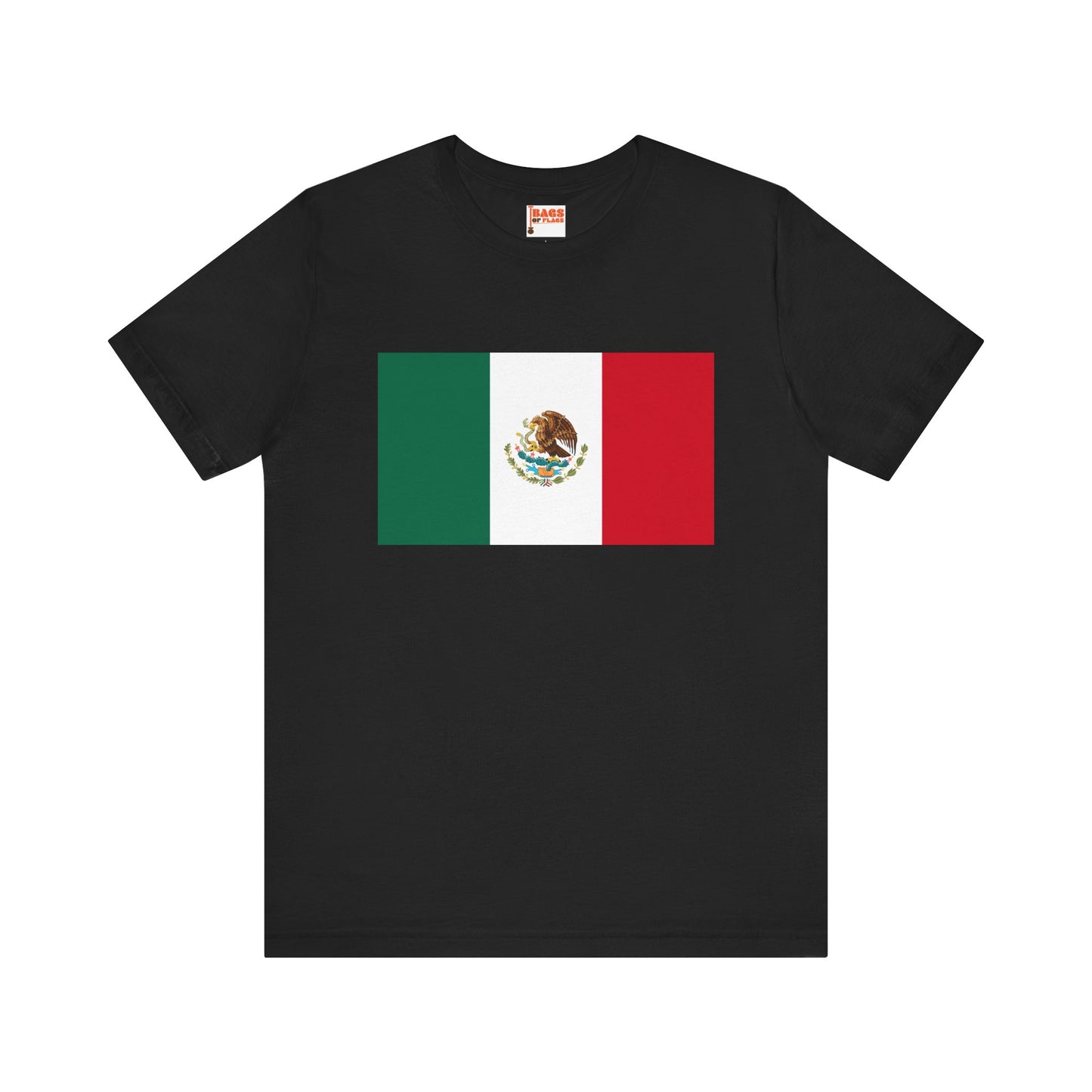 Mexico Flag on T-shirt