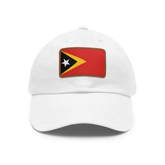 East Timor Leather Patch Hat