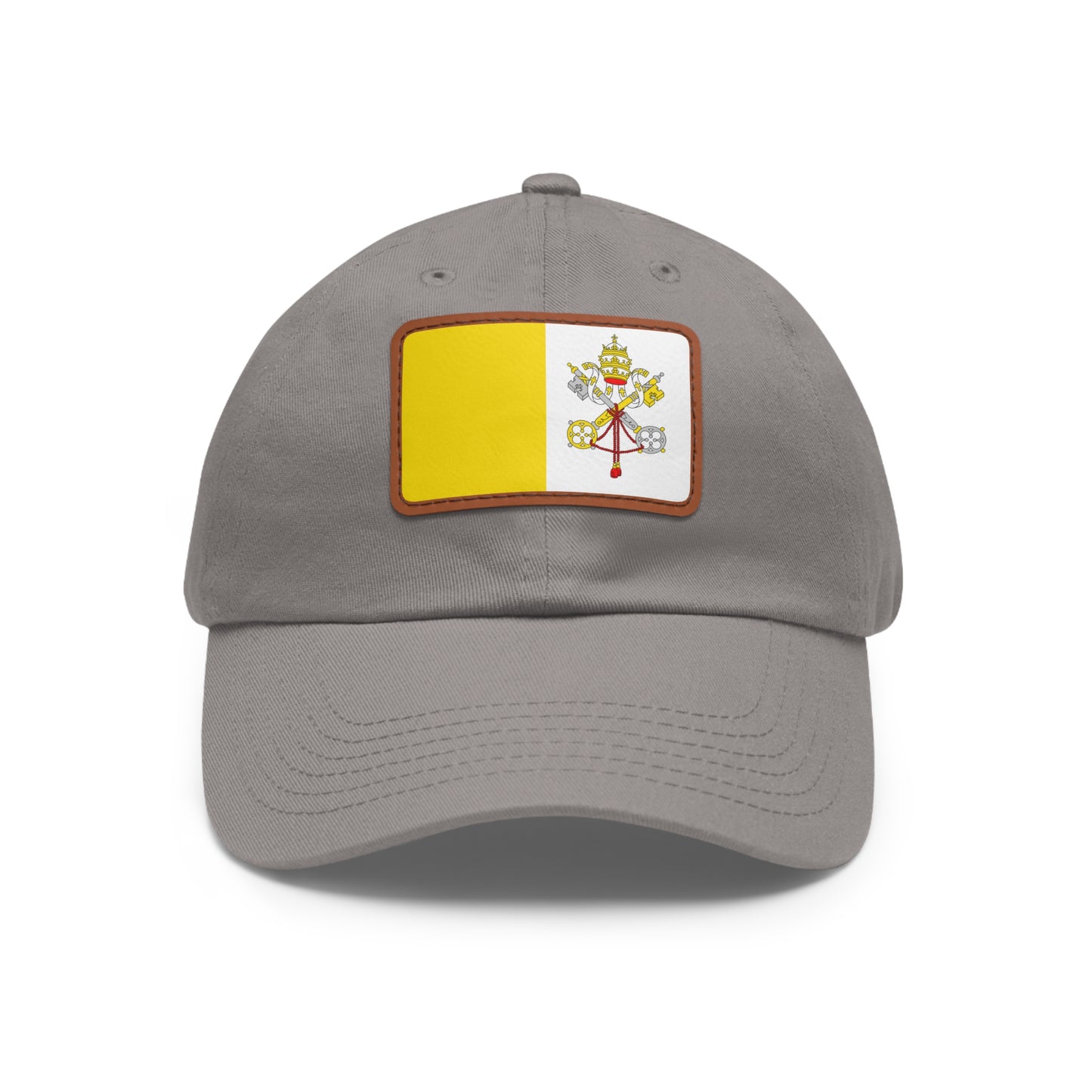 Vatican City Leather Patch Hat