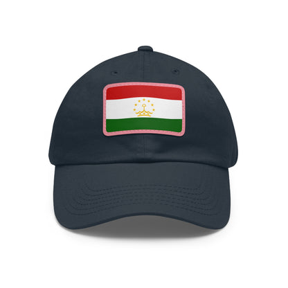 Tajikistan Leather Patch Hat