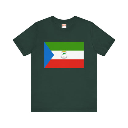 Equatorial Guinea Flag on T-shirt