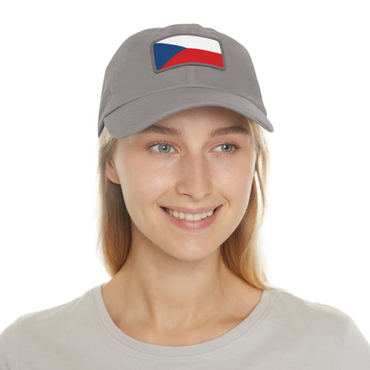 Czech Republic Leather Patch Hat