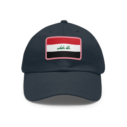 Iraq Leather Patch Hat
