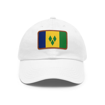 Saint Vincent and the Grenadines Leather Patch Hat