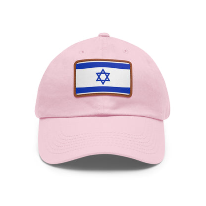 Israel Leather Patch Hat