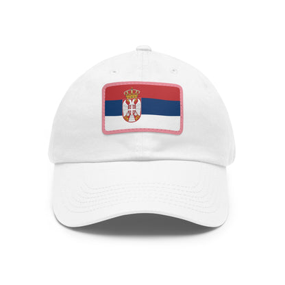 Serbia Leather Patch Hat
