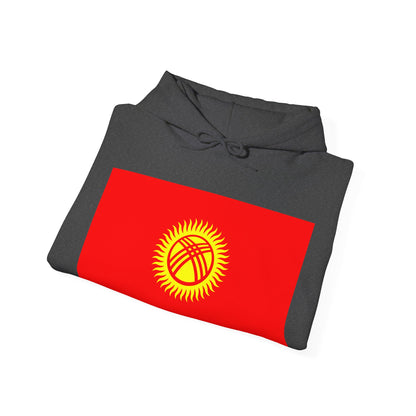 Kyrgyzstan Flag on Hoodie