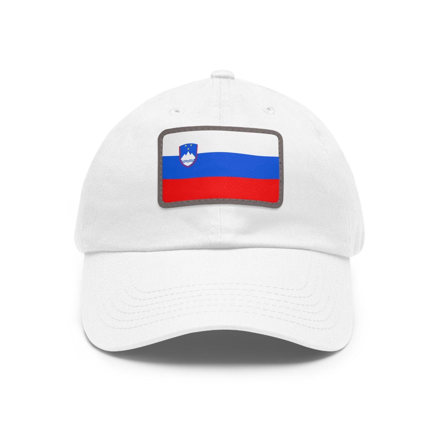 Slovenia Leather Patch Hat