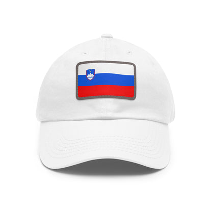 Slovenia Leather Patch Hat