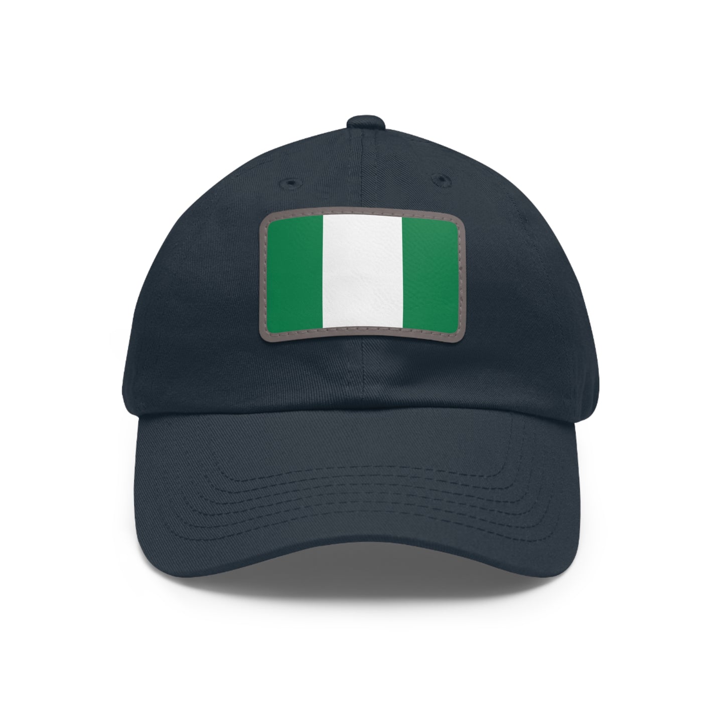 Nigeria Leather Patch Hat