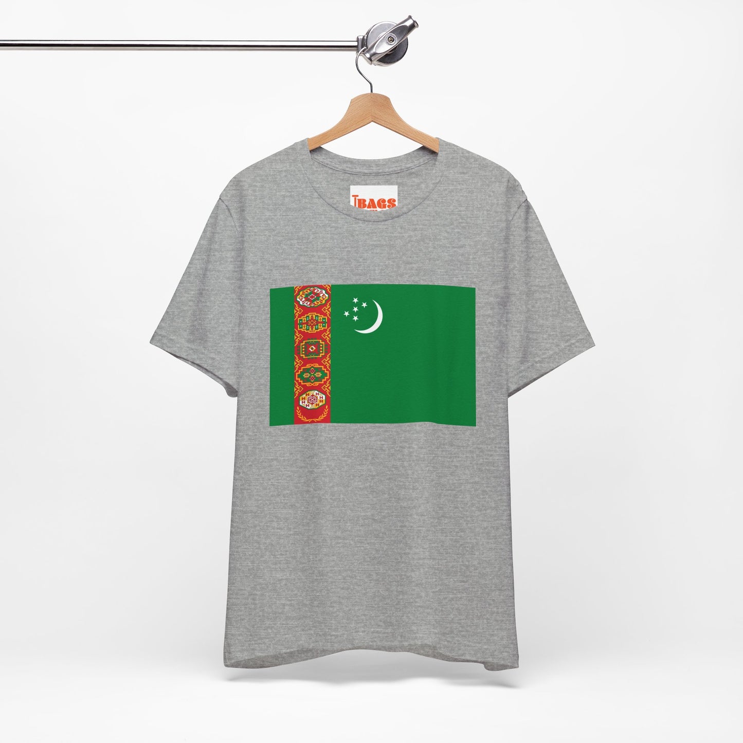 Turkmenistan Flag on T-shirt