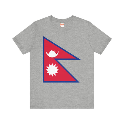 Nepal Flag on T-shirt