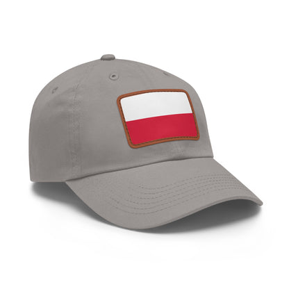 Poland Leather Patch Hat