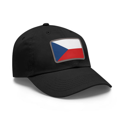 Czech Republic Leather Patch Hat