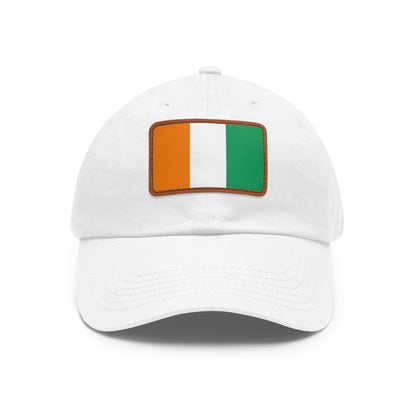 Côte d’Ivoire Leather Patch Hat