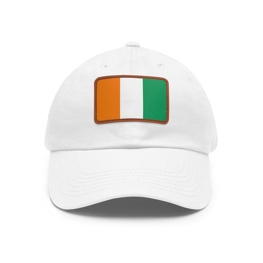 Côte d’Ivoire Leather Patch Hat