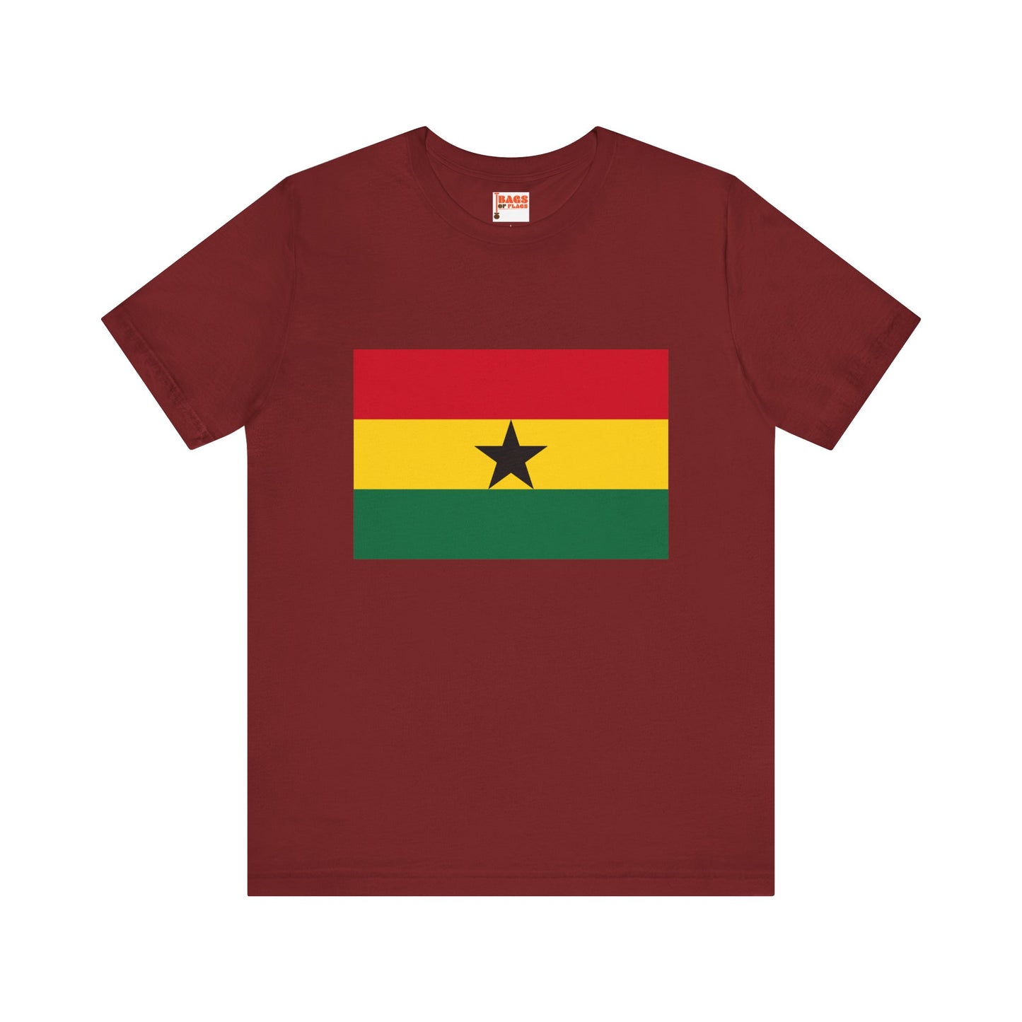 Ghana Flag on T-shirt