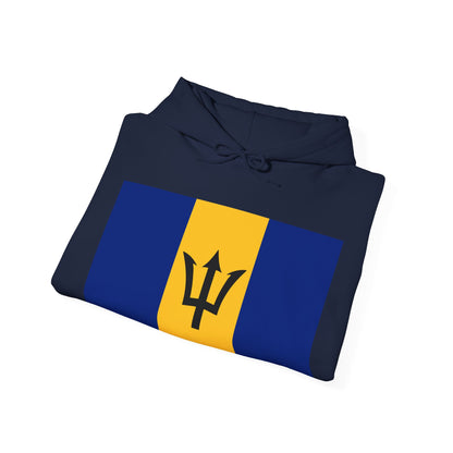 Barbados Flag on Hoodie