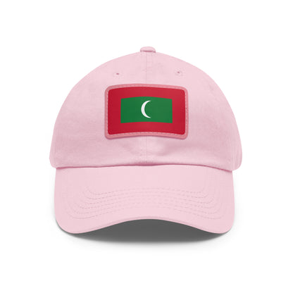 Maldives Leather Patch Hat