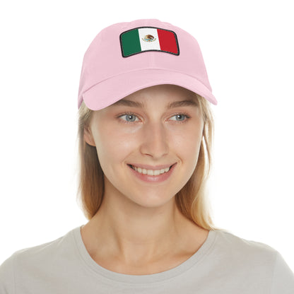 Mexico Leather Patch Hat