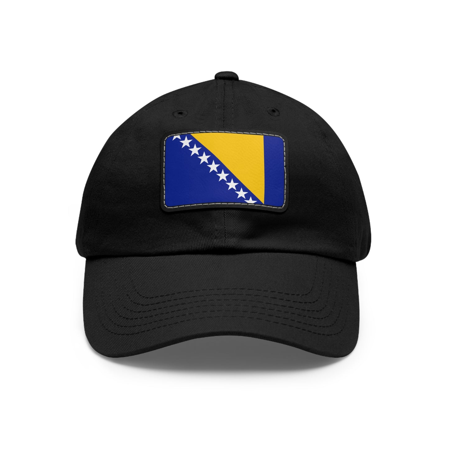 Bosnia and Herzegovina Leather Patch Hat