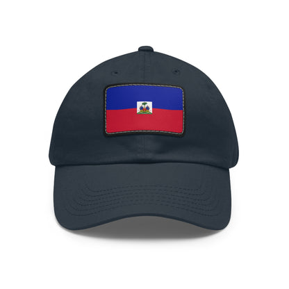 Haiti Leather Patch Hat